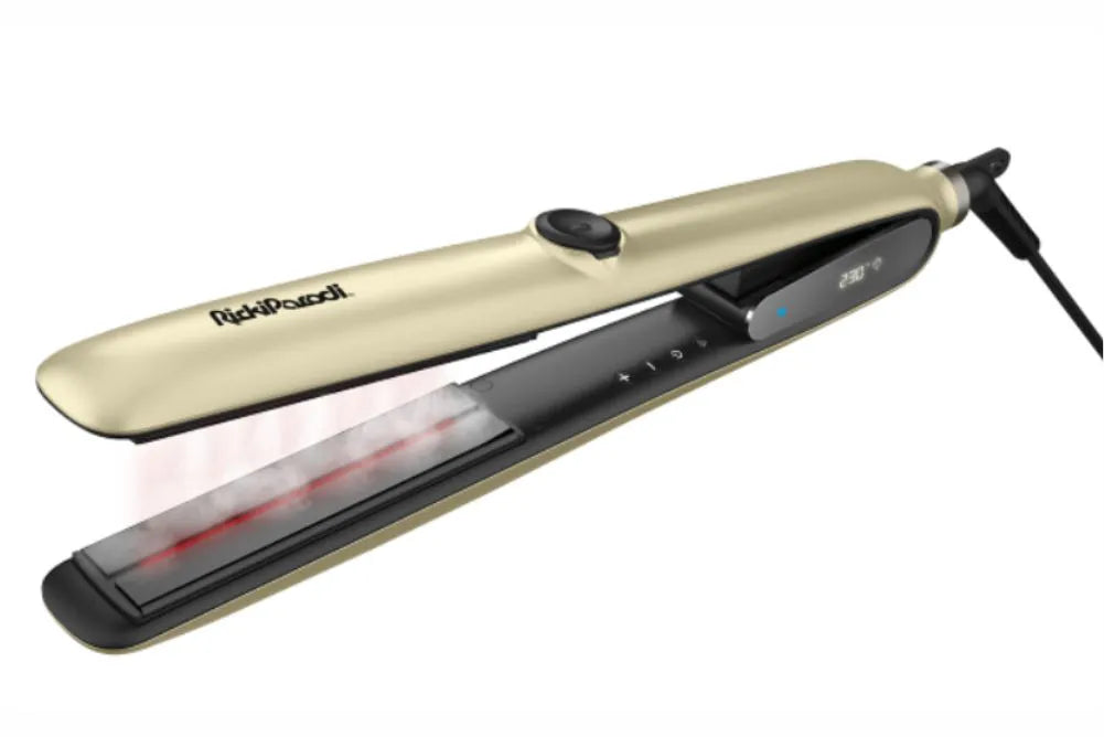 Prancha de Cabelo RickiParodi XRsteam Vapor Dourada 230ºC