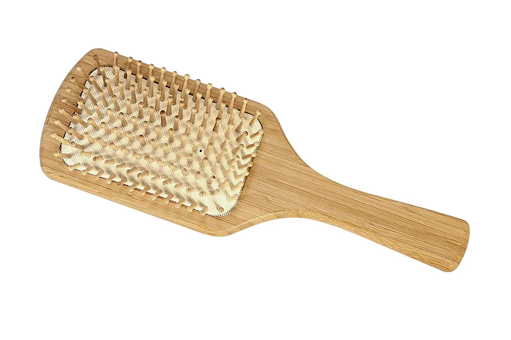 Escova Cabelo Pneumática RickiParodi Bamboo Retangular Larga