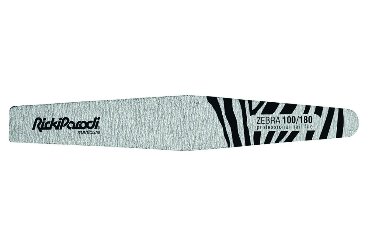 Lima de Unhas RickiParodi Trapézio Zebra 100/180 10 Unidades