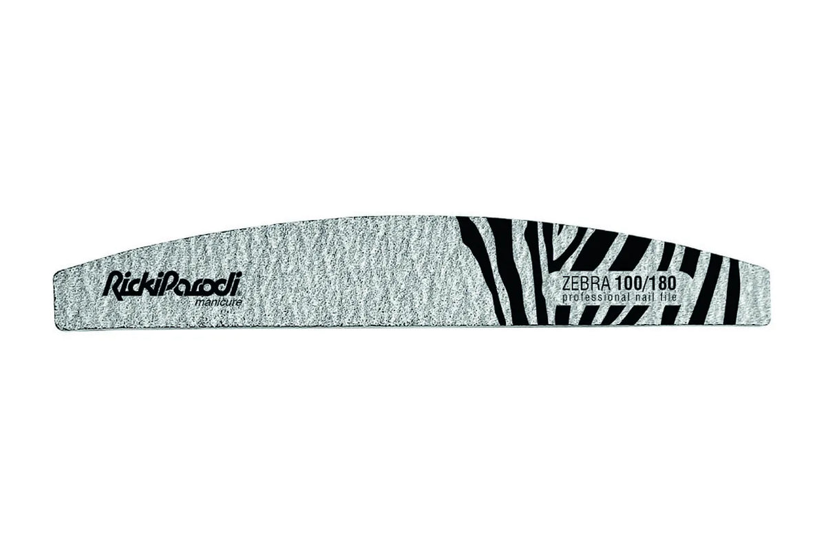 Lima de Unhas Meia Lua RickiParodi Zebra 100/180 10 Unidades