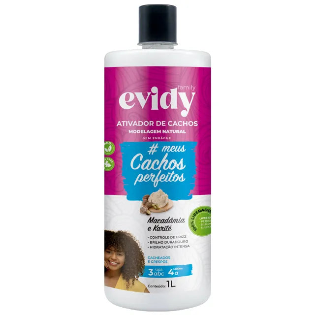 Humidificador Evidy Family Macadâmia e Karité 1000 ml