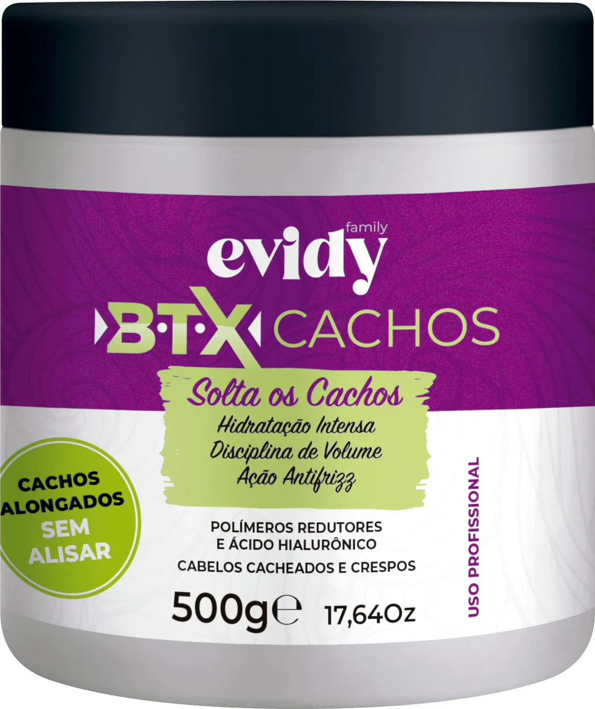 Solta Cachos Evidy B.T.X. Ondulados 500 gr