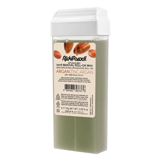 Cera Roll On RickiParodi Óxido Zinco & Argan 110 ml