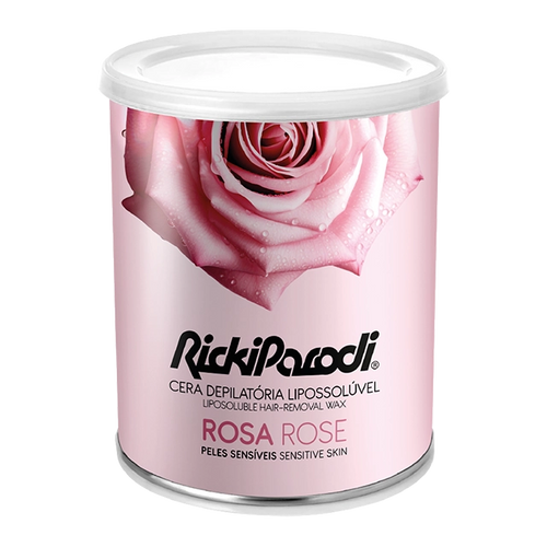 Cera Depilatória Lipossolúvel RickiParodi Titânio Rosa 800 gr