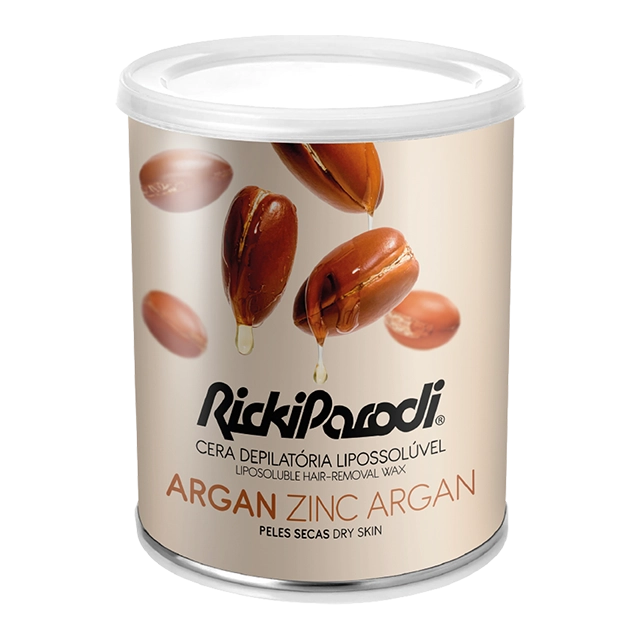 Cera Depilatória Lipossolúvel RickiParodi Óxido Zinco & Argan 800 gr