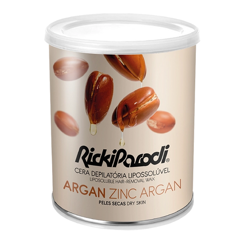 Cera Depilatória Lipossolúvel RickiParodi Óxido Zinco & Argan 800 gr
