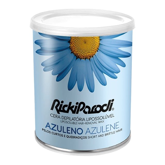 Cera Depilatória Lipossolúvel RickiParodi Azuleno Talco 800 gr