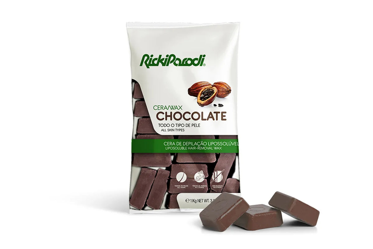 Cera Quente RickiParodi Chocolate 1 Kg