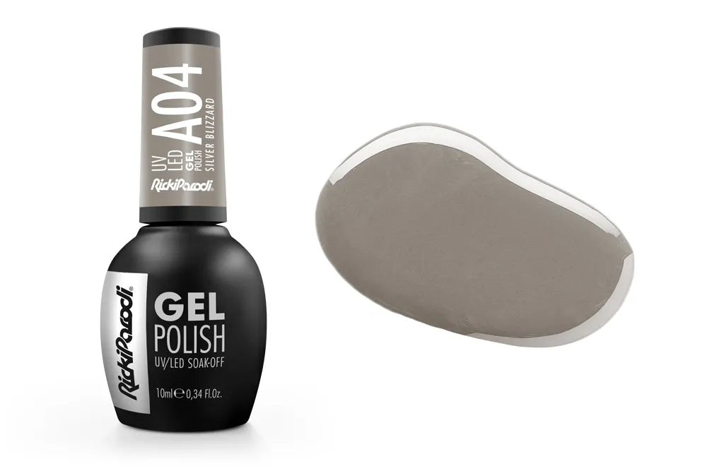 Verniz Gel RickiParodi Silver Blizzard A04 10 ml
