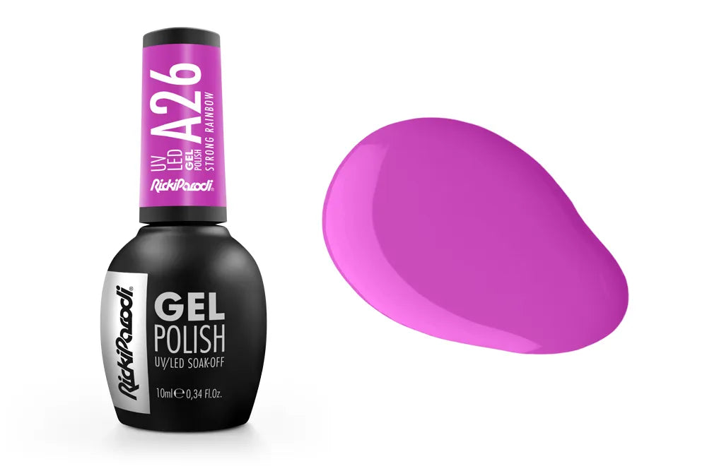Verniz Gel RickiParodi Strong Rainbow A26 10 ml