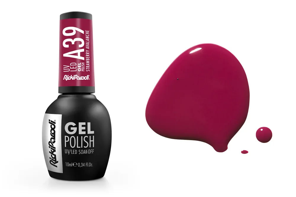 Verniz Gel RickiParodi Strawberry Avalanche A39 10 ml