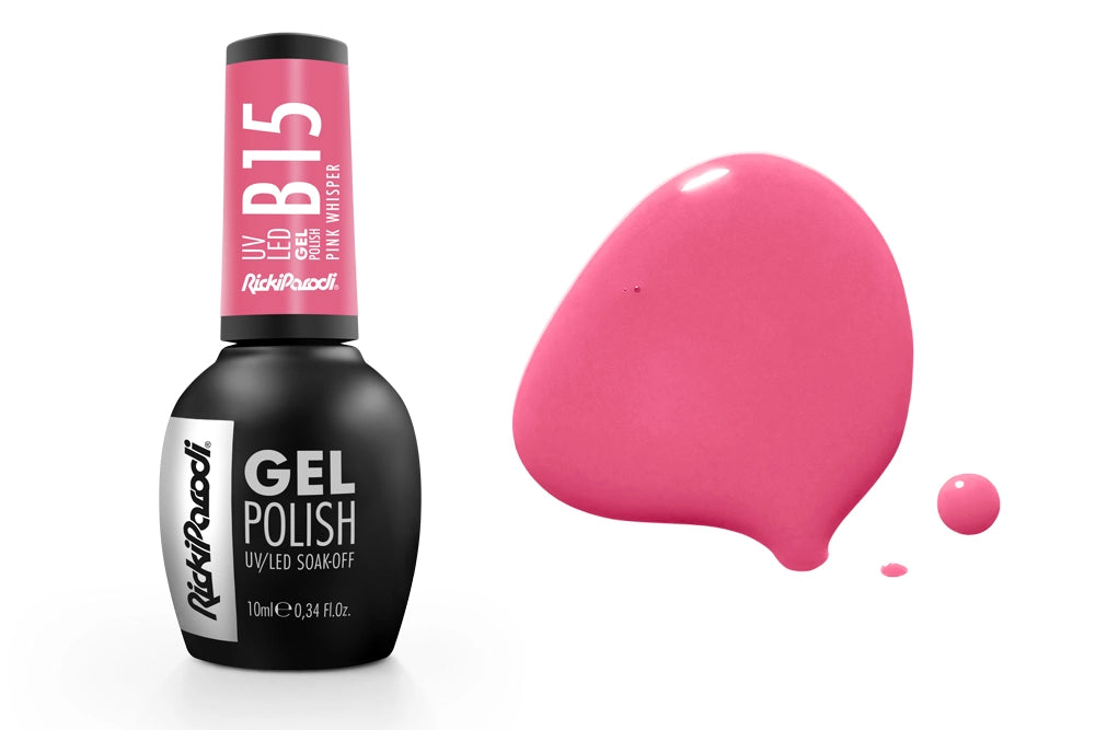 Verniz Gel RickiParodi Pink Whisper B15 10 ml