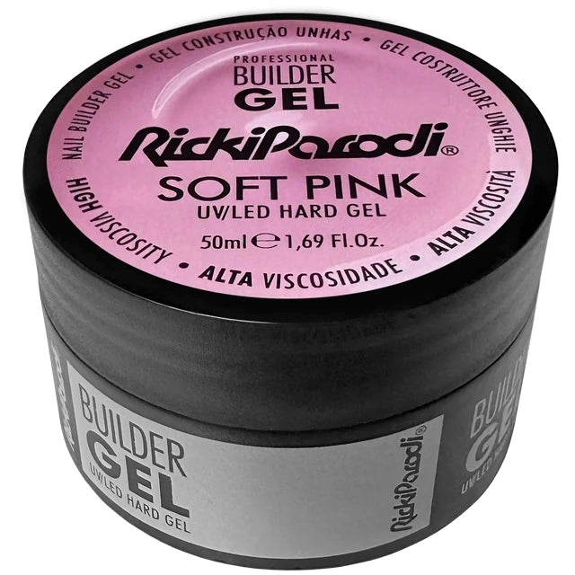 Gel Construção UV RickiParodi Soft Pink Rosa 50 ml