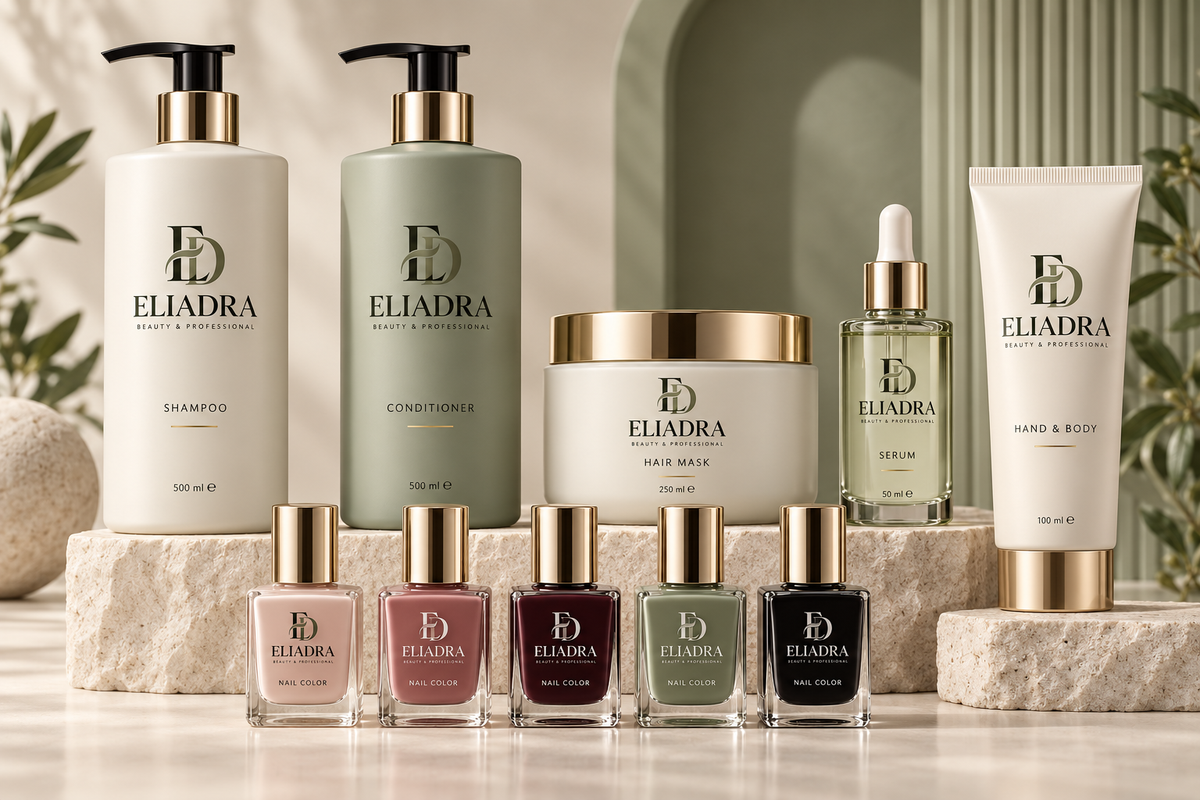 ELIADRA profesionālās skaistumkopšanas produktu līnija